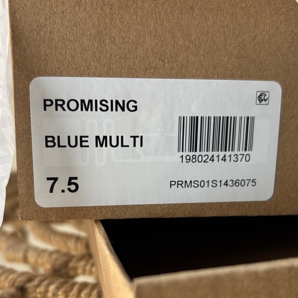 Steve Madden Textured Blue Women's Mules - Picture 7 of 10